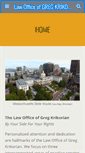 Mobile Screenshot of gkklegal.com